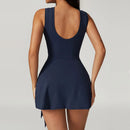 Macaquinho Feminino Beach Fit com Saia
