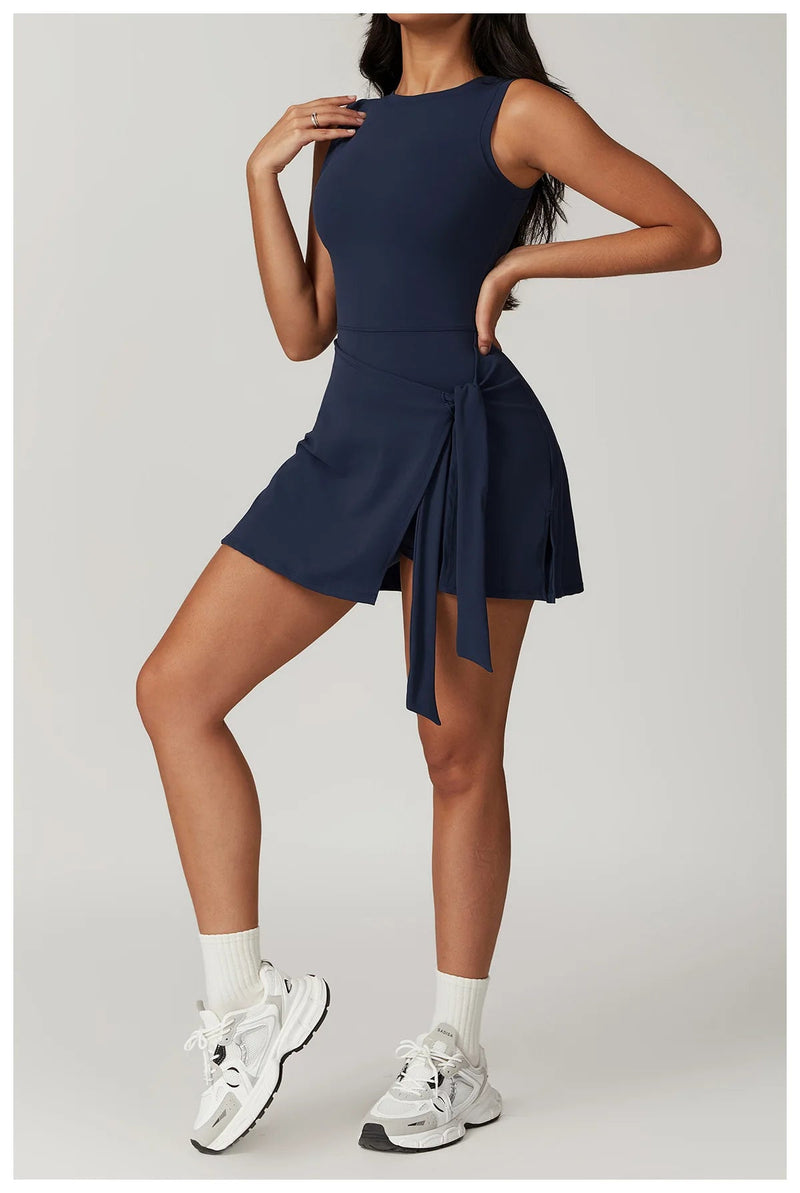 Macaquinho Feminino Beach Fit com Saia