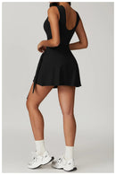 Macaquinho Feminino Beach Fit com Saia