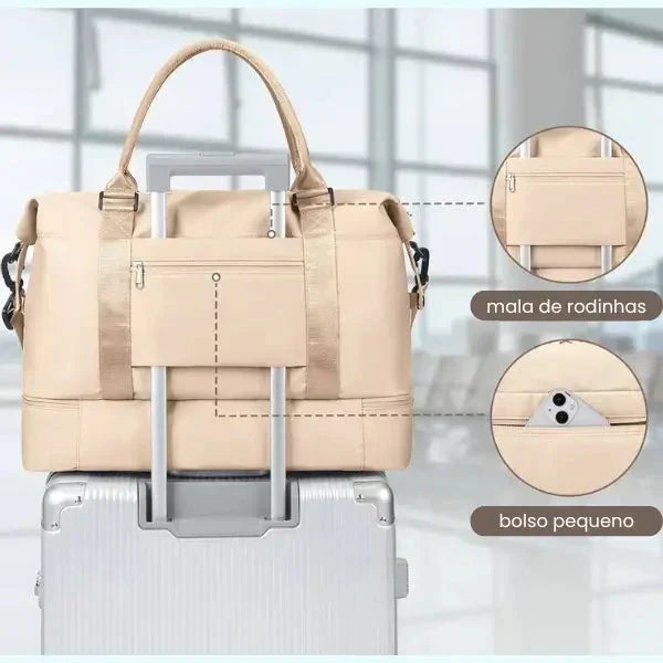 Bolsa Mala Multifuncional Versatile + BRINDE + FRETE GRÁTIS